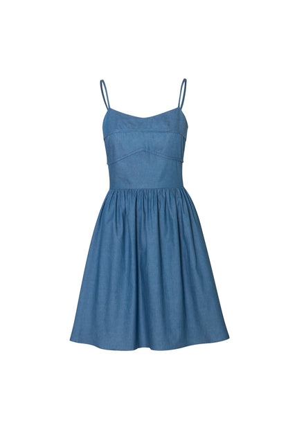 UCHY DENIM DRESS